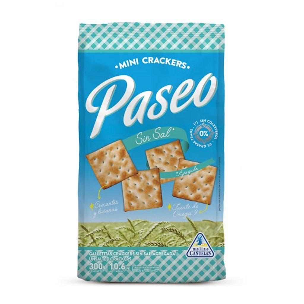 GALLETITAS PASEO SIN SAL X 300GRS